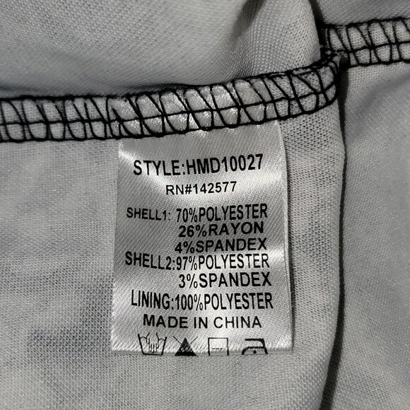 Haute Monde Black & White Sleeveless Dress L - Picture 4 of 5